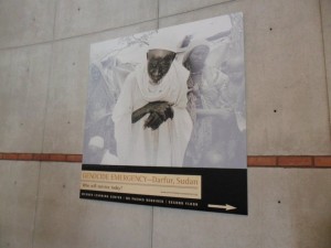 Muzeum holokaustu, expozice věnovaná genocidě v Dárfúru.