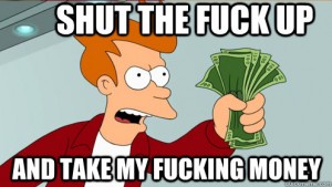 fucking money